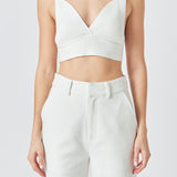 Back Tie Elevated Knit Bralette