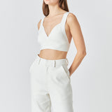 Back Tie Elevated Knit Bralette