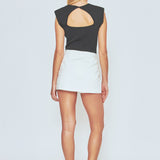 Elevated Solid Knit Padded Top