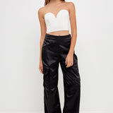 GREY LAB-Sweetheart Corset Tube Top-TOPS available at Objectrare
