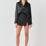Classic Satin Over Shirt