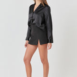 Classic Satin Over Shirt