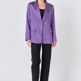 Satin Blazer