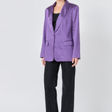 Satin Blazer