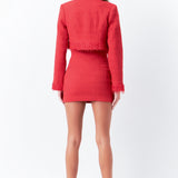 Cropped Tweed Jacket