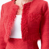 Cropped Tweed Jacket