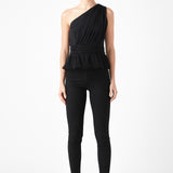 Tulle One Shoulder Top