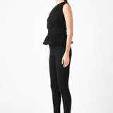Tulle One Shoulder Top