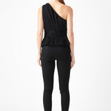 Tulle One Shoulder Top