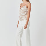 Wrap Over Satin Camisole