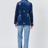 Velvet Pajama Jacket