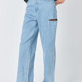 Cut Out Detail Jean