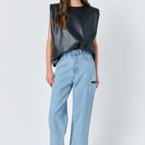 Cut Out Detail Jean