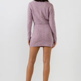 Cropped Knit Cardigan