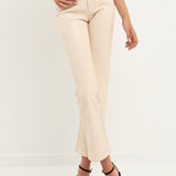 GREY LAB-High-Waisted Faux Leather Pants-PANTS available at Objectrare
