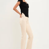 GREY LAB-High-Waisted Faux Leather Pants-PANTS available at Objectrare