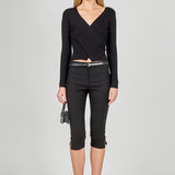 Wrapped Detail Sweater