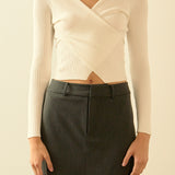 Wrapped Detail Sweater