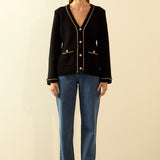 Chain Trim Cardigan