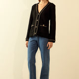 Chain Trim Cardigan