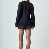 Chain Trim Cardigan