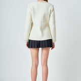 Chain Trim Cardigan