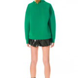 High-Waisted Faux Leather Shorts