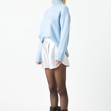 High-Waisted Faux Leather Shorts