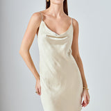 Satin Slip Mini Dress