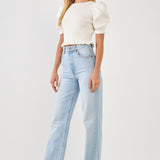 Back Tied Straps Knit Top