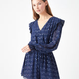 Metallic Dots Romper