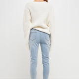 GREY LAB-Destroyed Skinny Jeans-JEANS available at Objectrare
