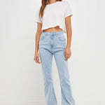 GREY LAB-Flare Jeans-JEANS available at Objectrare