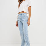 GREY LAB-Flare Jeans-JEANS available at Objectrare