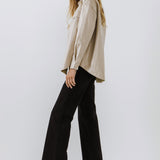 GREY LAB - Pu Button Down Jacket - JACKETS available at Objectrare