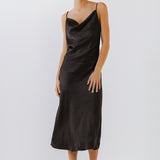 Satin Midi Dress