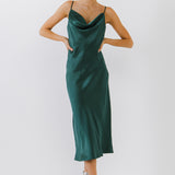 Satin Midi Dress