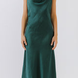 Satin Midi Dress