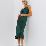 Satin Midi Dress