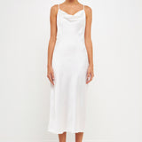 Satin Midi Dress