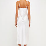 Satin Midi Dress