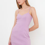 Stretch Fabric Fitted Mini Dress