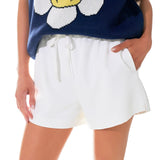 High-Waisted Faux Leather Shorts