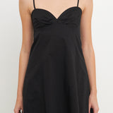 Sweetheart Neckline Mini Dress