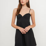 Sweetheart Neckline Mini Dress