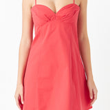 Sweetheart Neckline Mini Dress