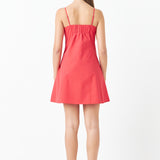 Sweetheart Neckline Mini Dress