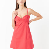 Sweetheart Neckline Mini Dress