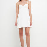 Sweetheart Neckline Mini Dress