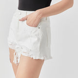 Destroyed Denim Shorts